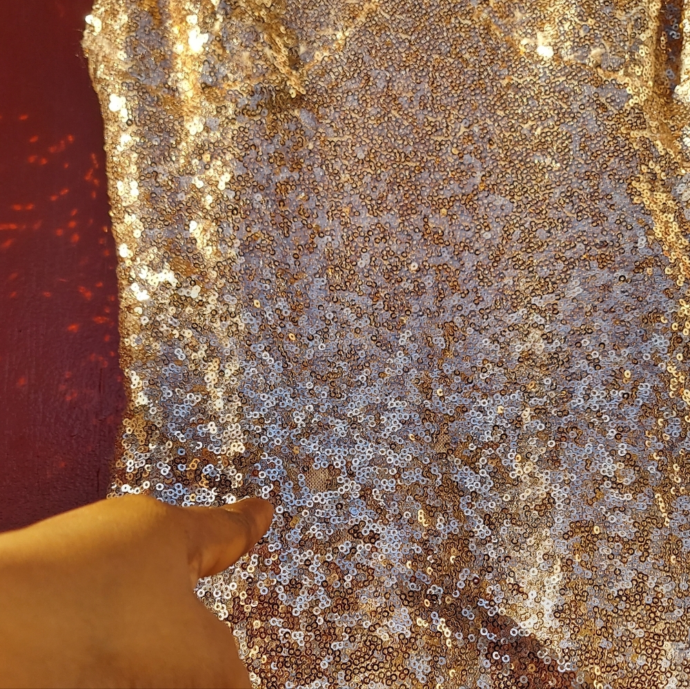 GOLD PARTY Sequin Bodycon Slip Dress ๐ - Picture 7 of 12